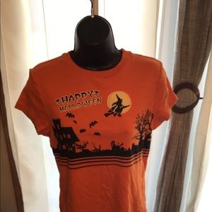 Halloween shirts 12/14 orange yellow moon